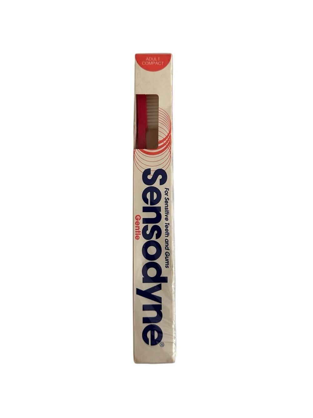 Sensodyne Adult Compact 4 Row Gentle Toothbrush Vintage for Sensitive Teeth Gums